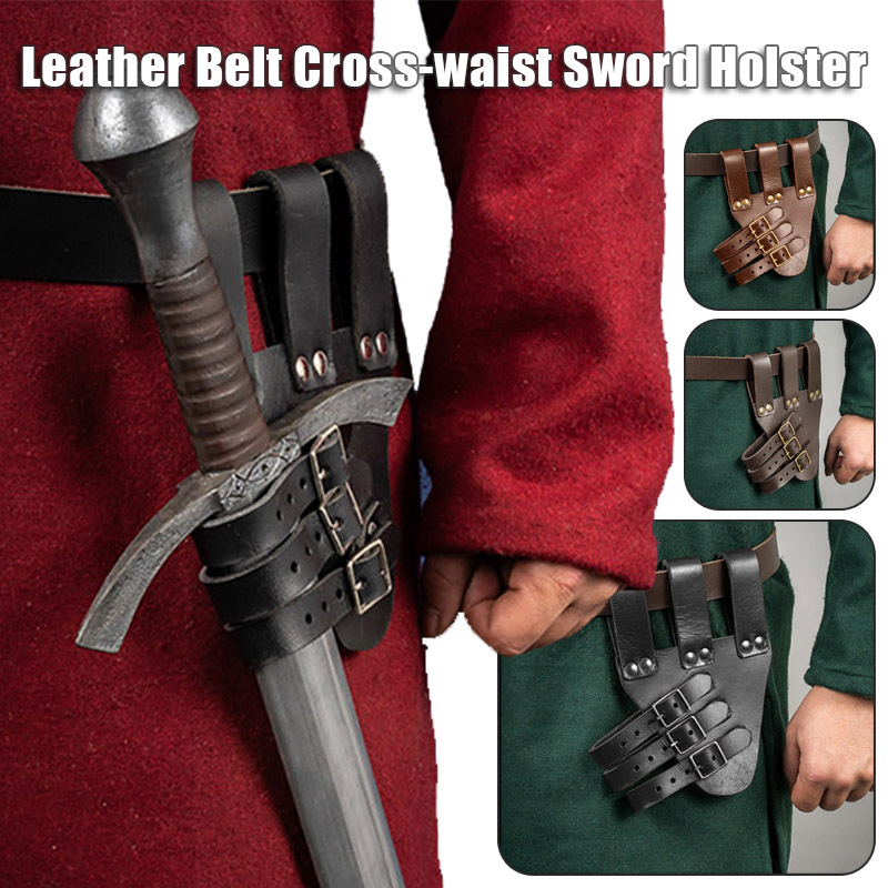 Viking Sword Belt Sheath Scabbard Holder Cosplay Costume Props