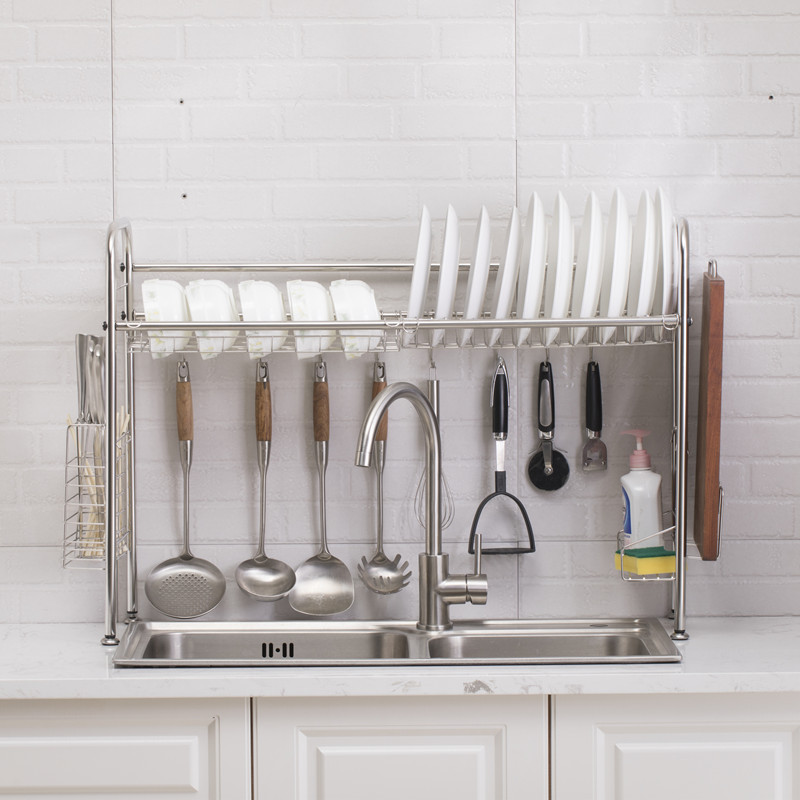 Multifunctional Stainless Steel Single Layer Sink Rack - Temu