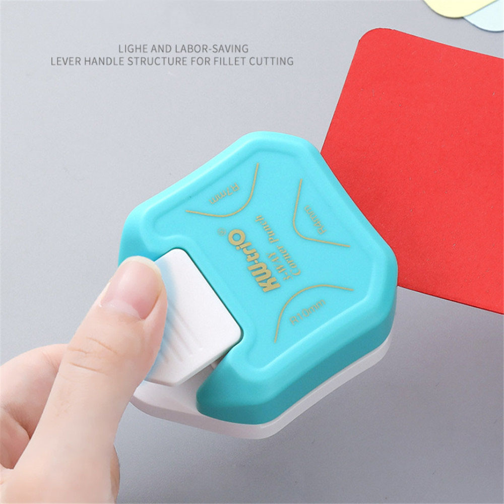  Ciieeo 2Pcs Fillet photo corner cutter handicrafts corner  cutter paper corner trimmers practical corner trimmer punch down tool  corner trimmer for DIY hole punch office abs rounding : Office Products