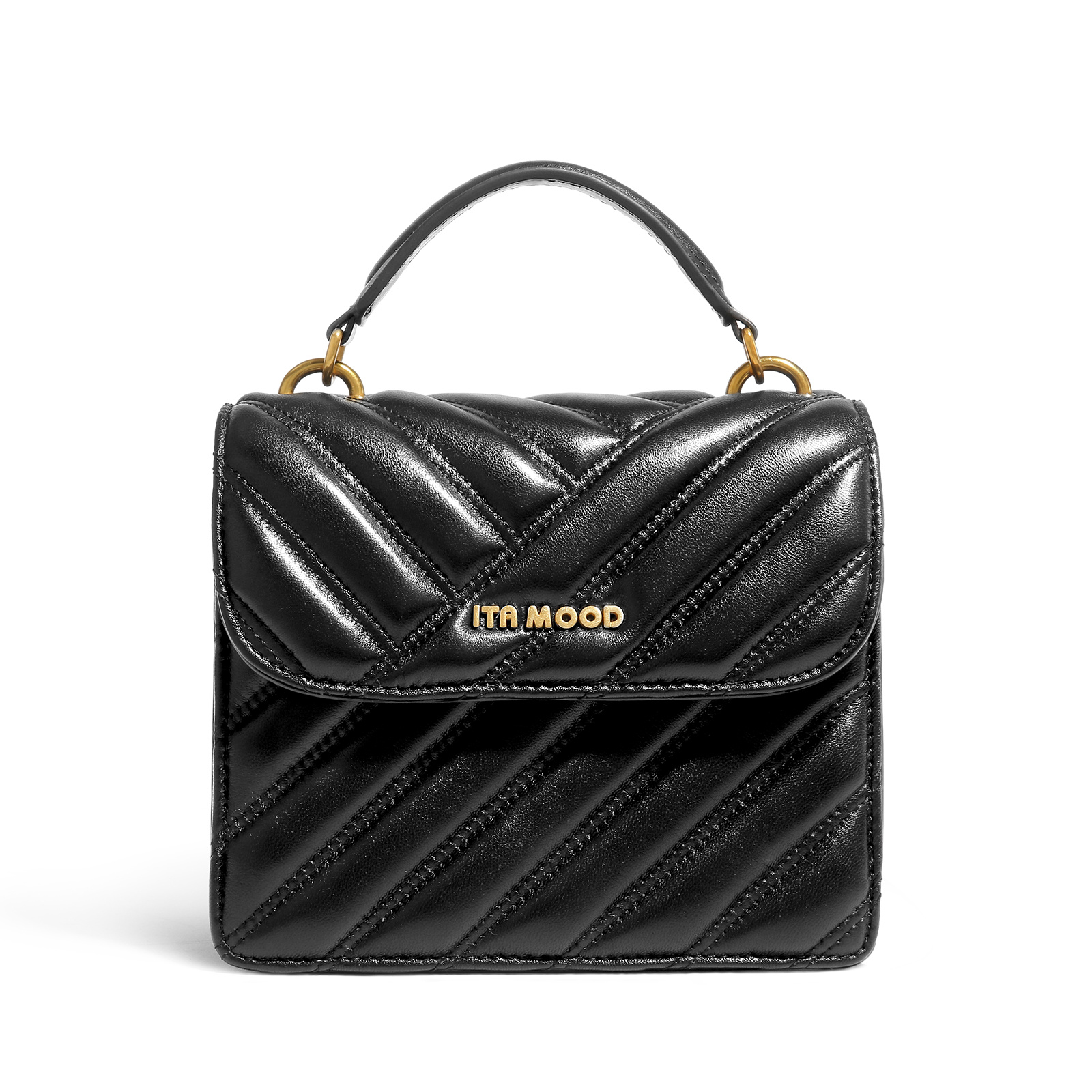 ITAMOOD Genuine Leather Bucket Bag Fashionable and Versatile