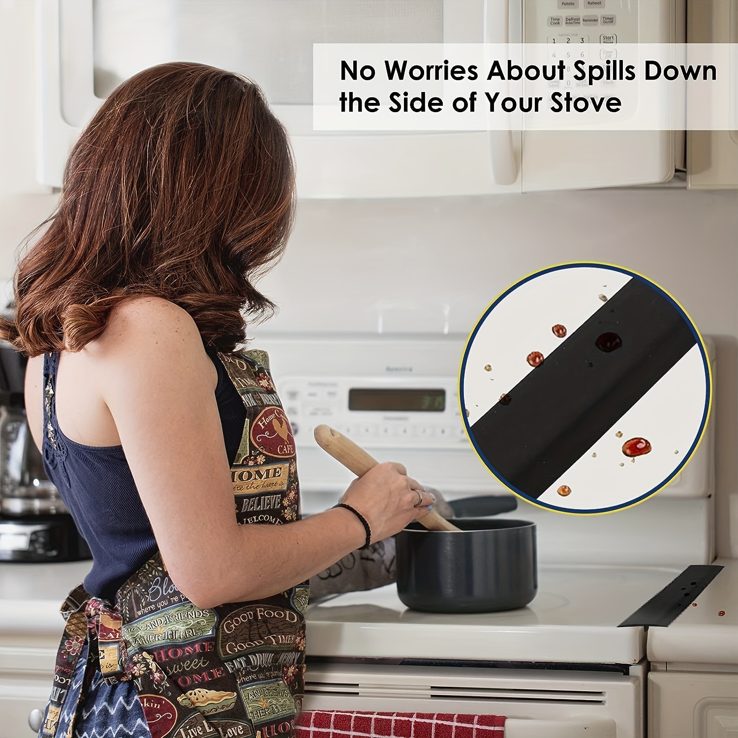 Silicone Stove Cover Kitchen Counter Filler - Temu