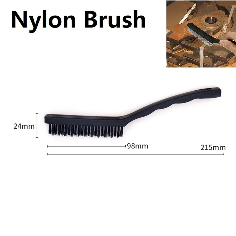 1pc Wire Brush Stainless Steel Copper Nylon Cleaning Brushes Metal