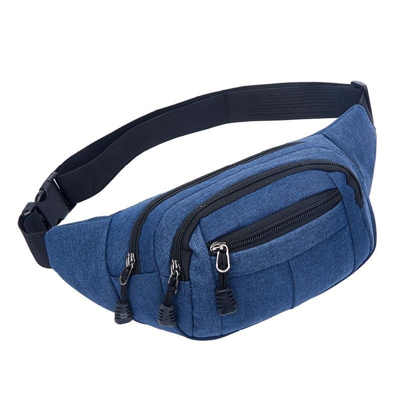 Unisex Canvas Crossbody Fanny Pack Casual Waist Bag