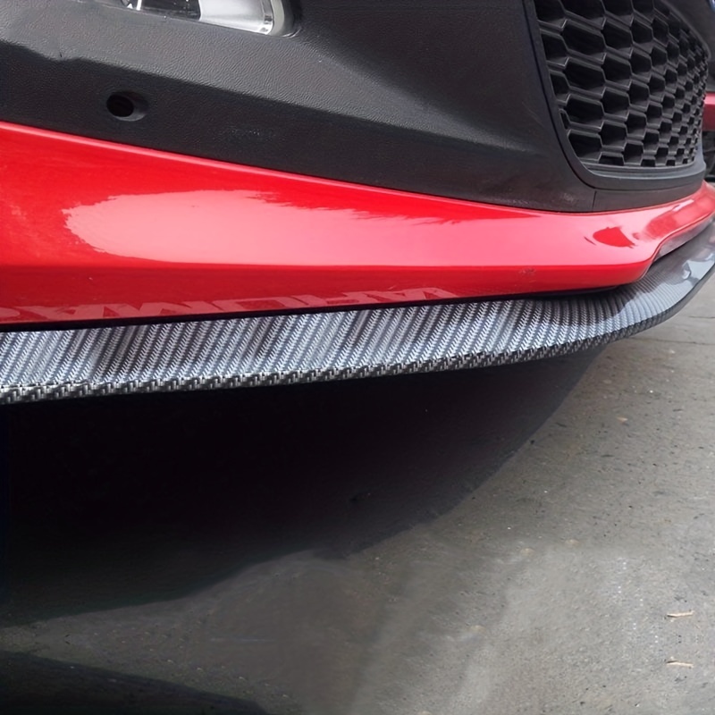 Car Rear Bumper Lip Carbon Fiber Abs Universal Protector - Temu Canada
