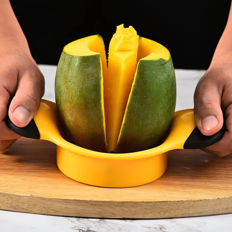  Mango Slicer Separator Mango Splitter Cutter Divider Cuber Pit  Remover Fruit Diced Tool Kitchen Supplies (Mango Slicer): Home & Kitchen