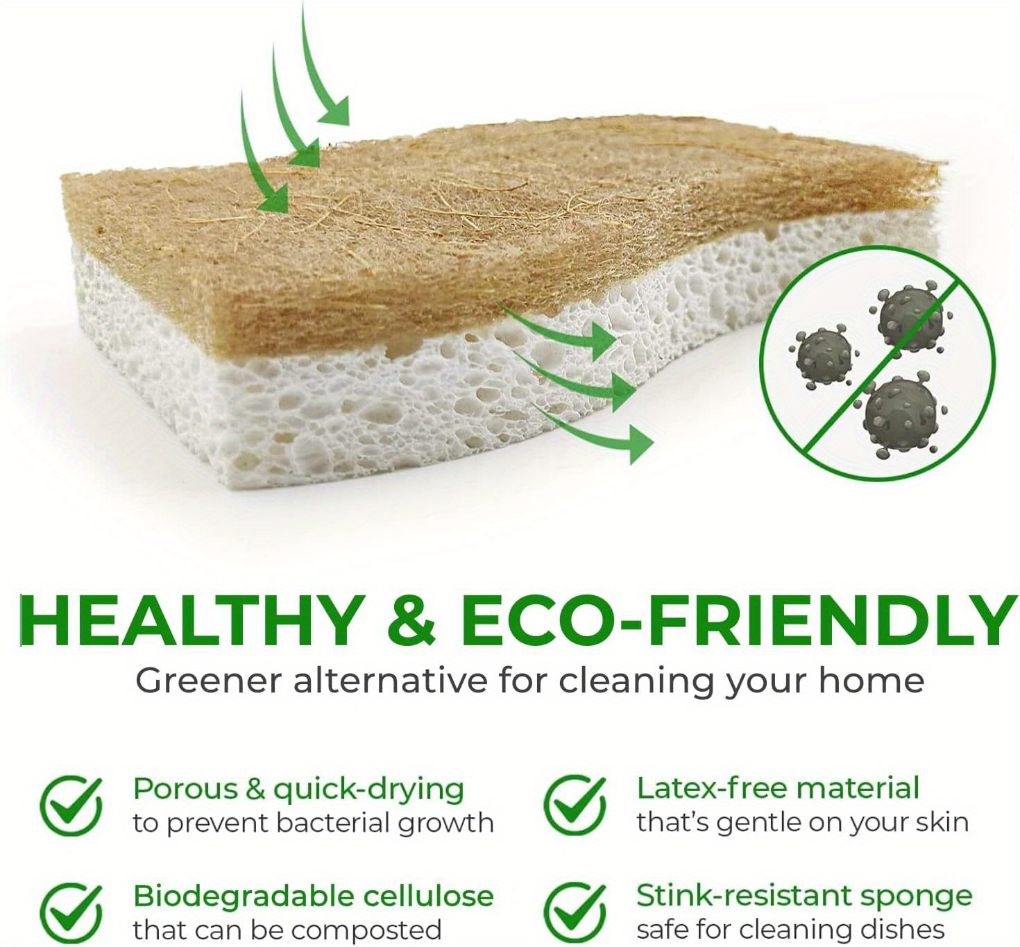 Natural sustainable alternatives to Kitchen Dish Sponges