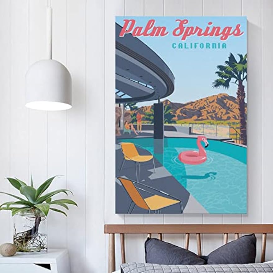 California Vintage Travel Posters Palm Springs Stampe Su Tela Quadri  Dipinti Immagini Per La Decorazione Del Soggiorno Della Camera Da Letto  Casa Bagno Decorazione Murale Poster - Temu Switzerland