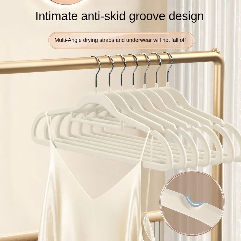 Home Clothes Hangers Traceless Anti-shoulder Angle Clothes Drying