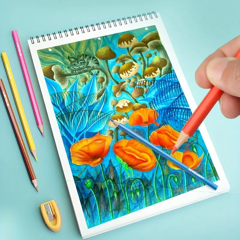 Watercolor Oil-Based Colored Pencil 12/24/36/48 Colors Set — A Lot
