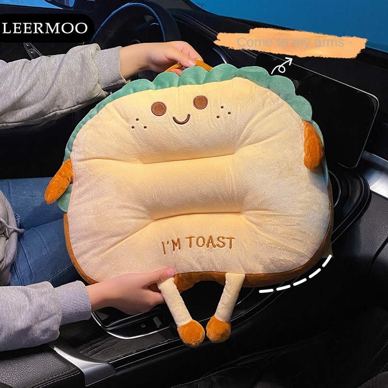 Elevate Your Car's Style With Trendy Cartoon Car Seat Lumbar - Temu