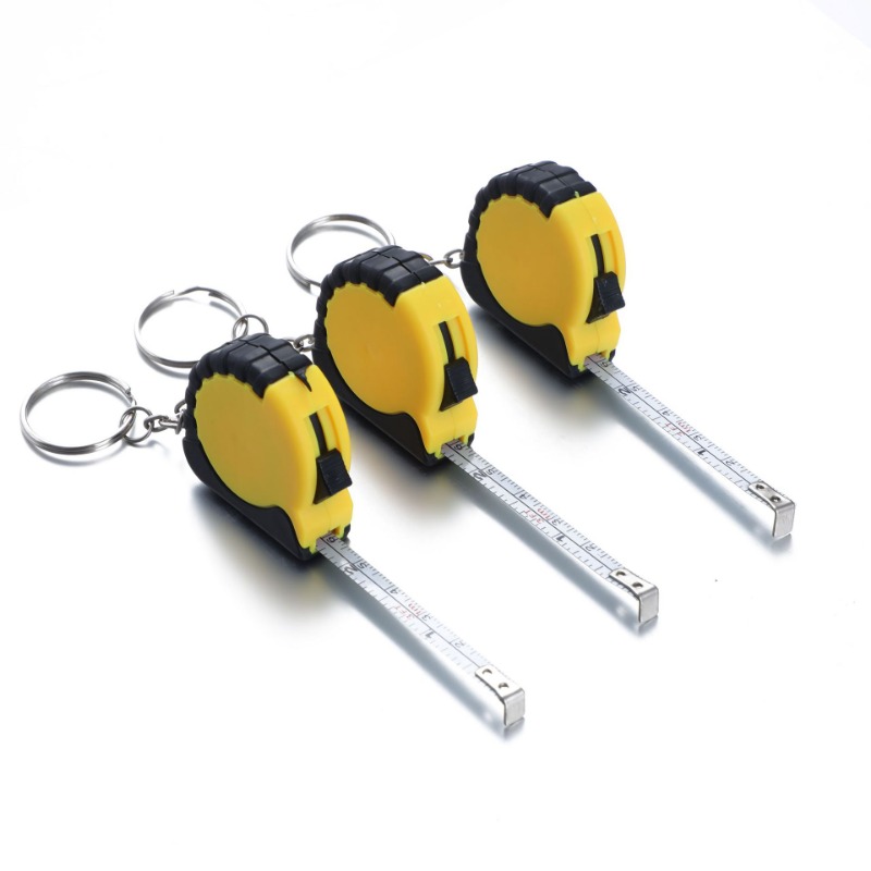 Keychain Tape Measure 3Ft Small Metric and Inches Measuring  Tape,Retractable Tape Measure for Home Woodworking