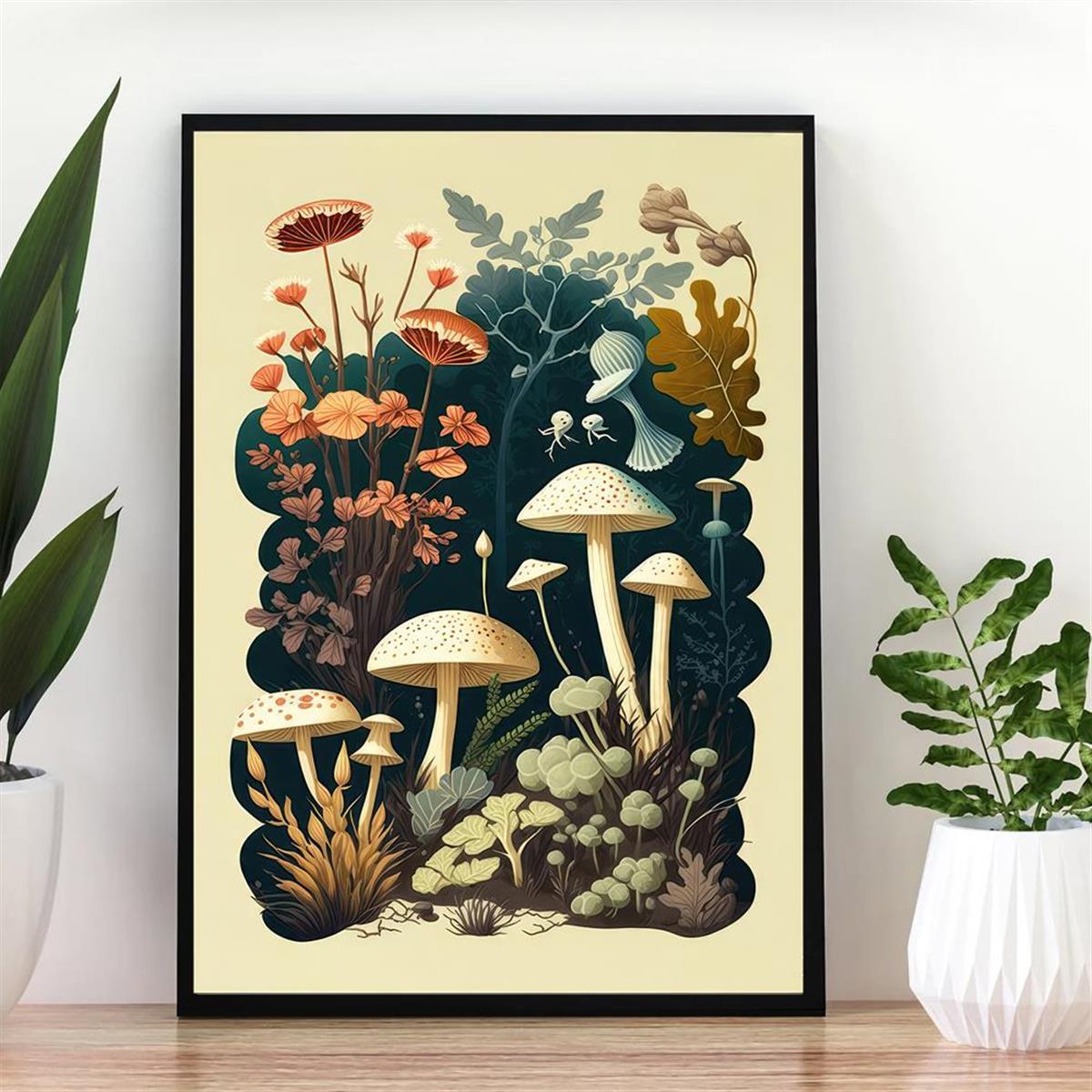 Vintage Designs Collection Mushroom Mushrooms Forest Underpants