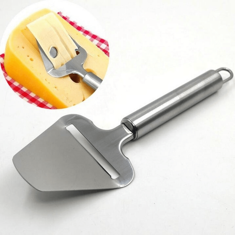 

Silvery Stainless Steel Cheese Peeler, Cheese Slicer Cutter, Butter Cutting Knife Kitchen Cooking Cheese Tools Eid Al-adha Mubarak