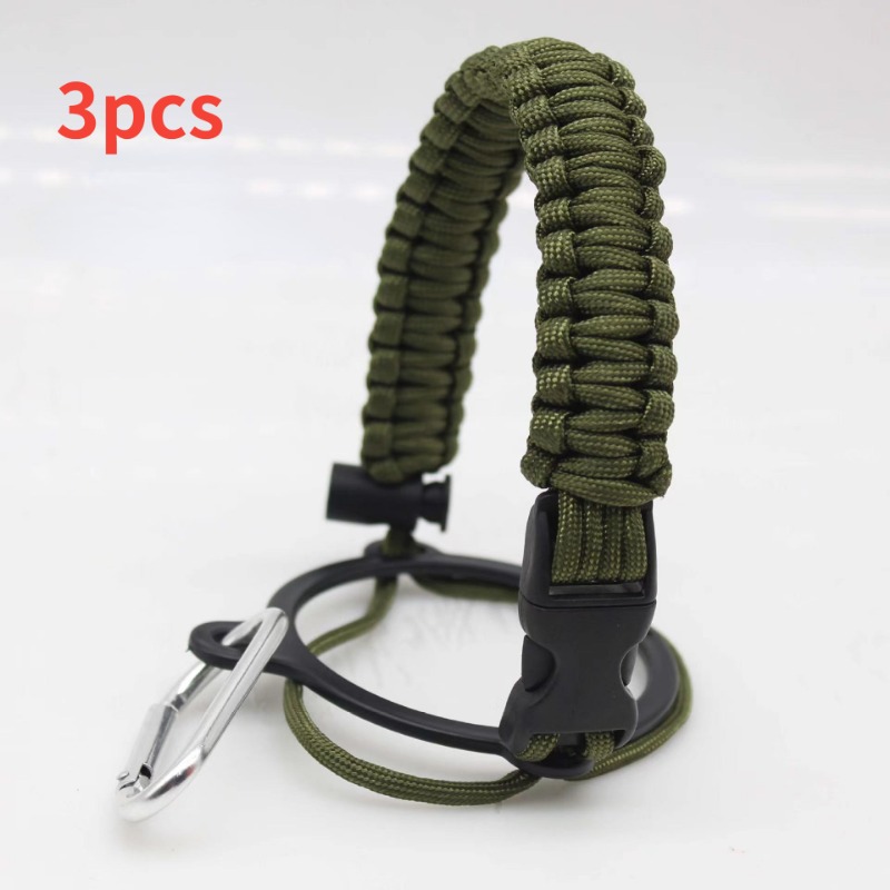 Durable Braided Paracord Handle With Shoulder Strap For Wide