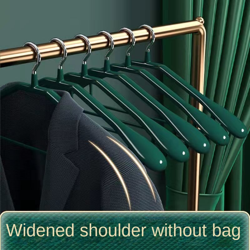 Set Of 30 Rubber Coated Metal Clothes Hangers - Heavy Duty Bold