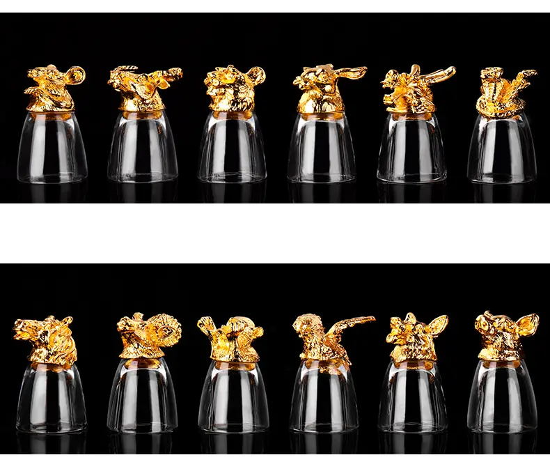12pcs chinese wine set chinese baijiu set liquor set drinkware details 1