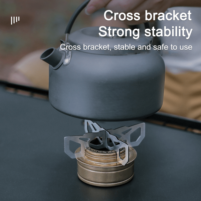 Stainless Steel Alcohol Stove Bracket Support Stand for Camping