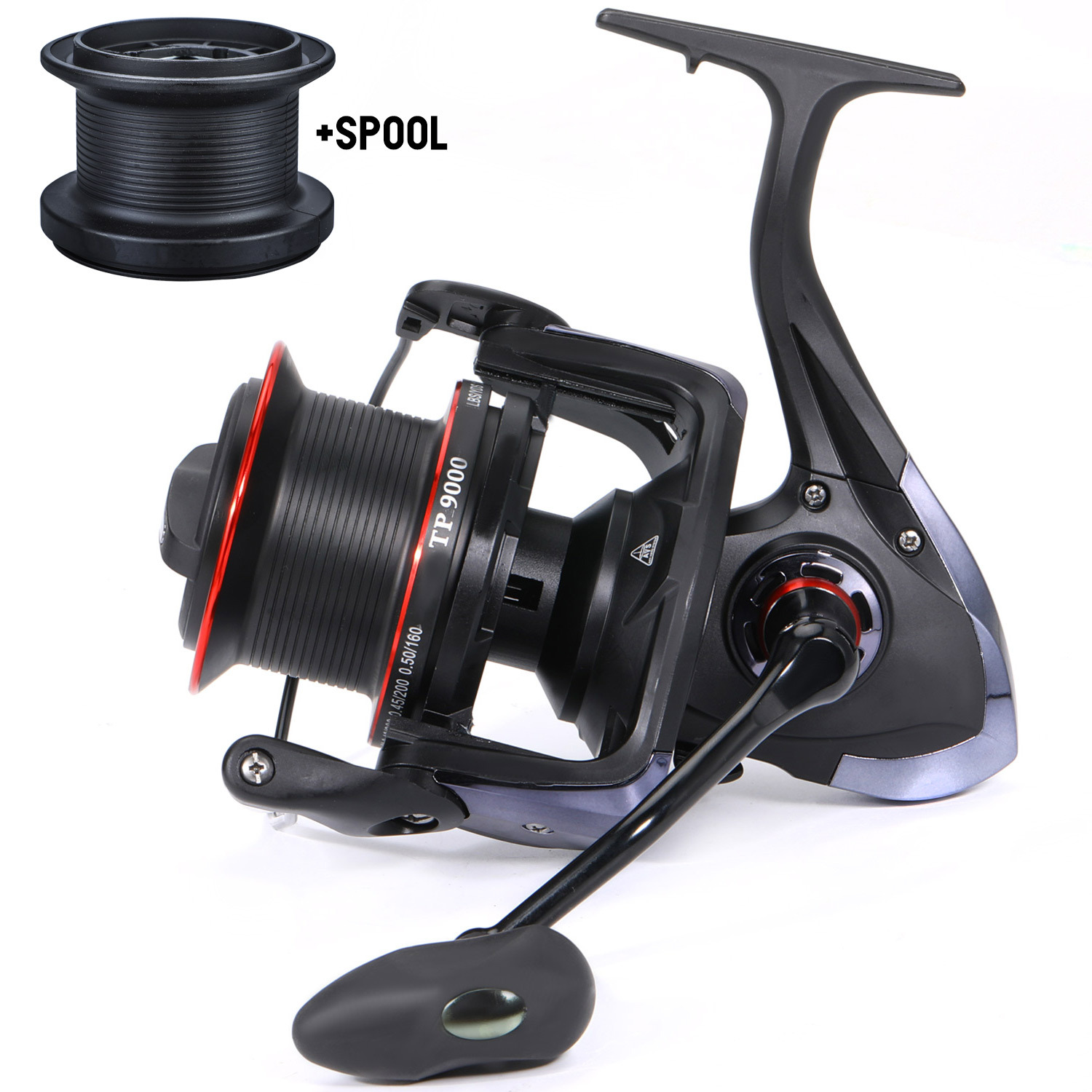 8000/9000/10000 Long Casting Spinning Reels with Extra Spool 4.1:1 For Bass Carp  CatFish Fishing Coil Big Saltwater Surf Wheel - AliExpress