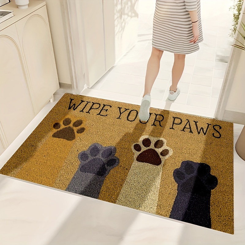 Cute Cat And Dog Pattern Door Mat Comfortable Anti slip Anti - Temu