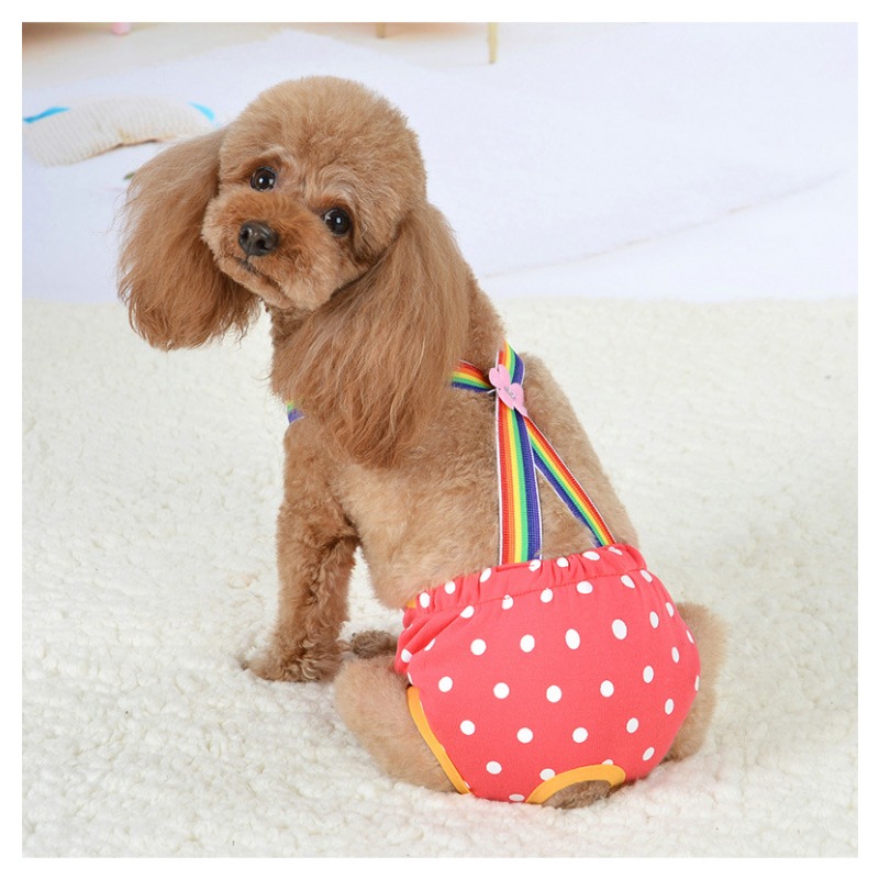 1pc Pet Cute Strap Physiological Pants Dog Physiological Pants