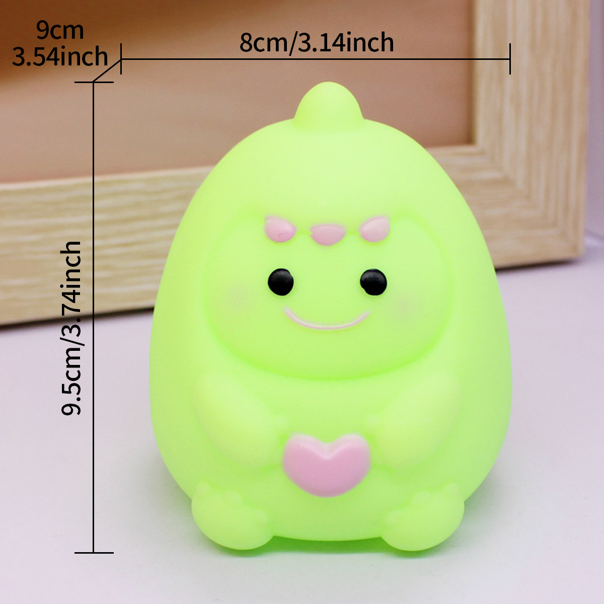 1pc cute cartoon animal night light powered by 3 ag13 button batteries free battery led sleeping light gift for boys and girls details 4