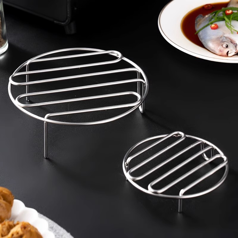 Steamer Rack Trivet With Heat Resistant Silicone Handles - Temu