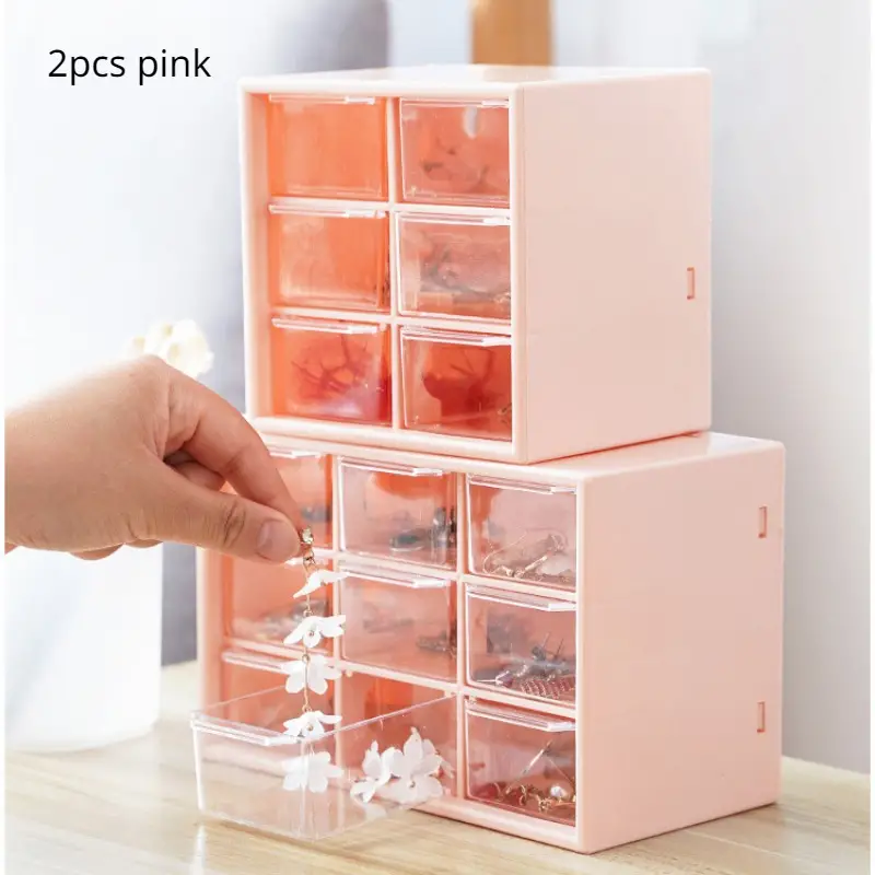 Mini 9 Drawer Storage Cabinet For Makeup Art Supplies Small - Temu
