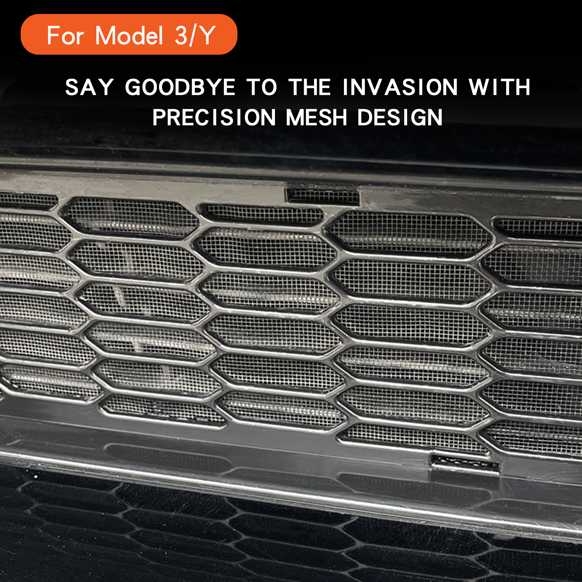 Shop4EV Grille de ventilation de protection compatible avec Tesla