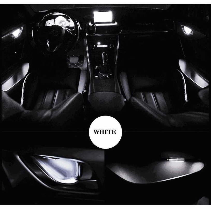 4pcs Car Ambient LED Light Auto Inner Door Bowl handle Armrest Light Car  Door Interior Decorative