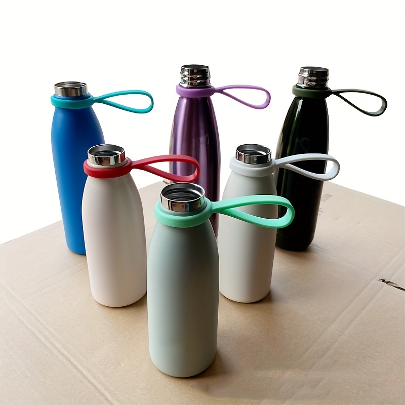 Soft Durable Silicone Water Bottle Handle Water Bottle - Temu