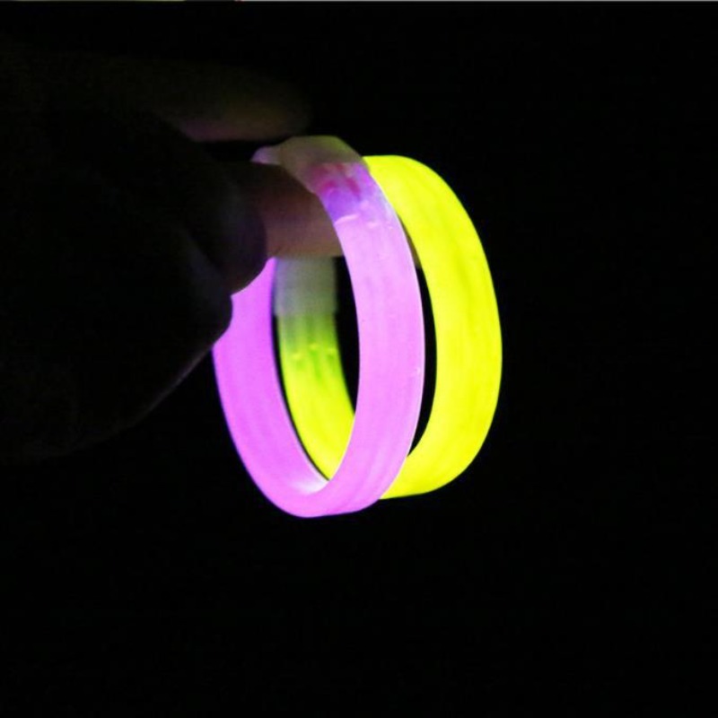 60 Pcs Glow in The Dark Bracelets Neon Party Favors Wristband Silicone Glow  Bracelets for Party Favors Glow in The Dark Party Supplies Carnival