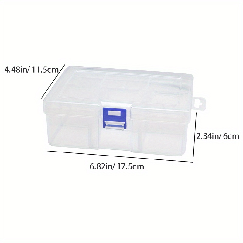 Plastic Clear Storage Box Transparent Flip Storage Box - Temu Canada