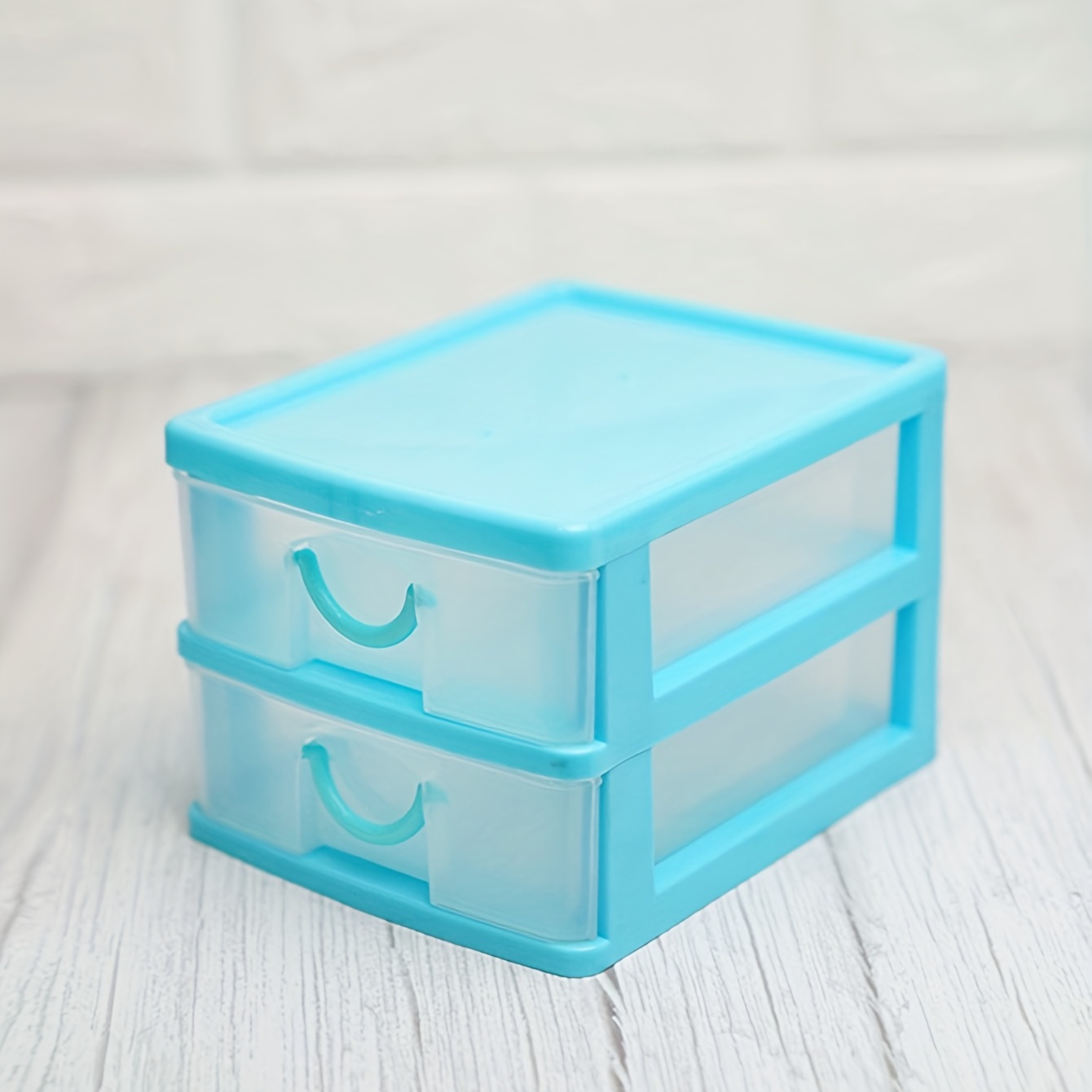 Three-layer Desktop Drawer Storage Box - Temu