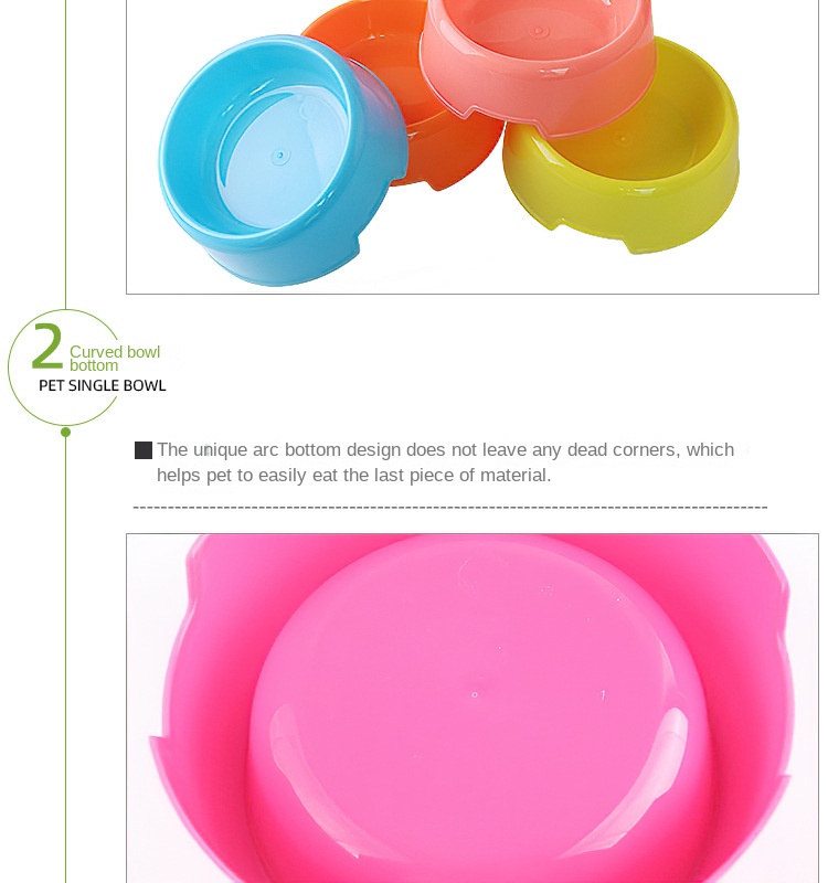 Random Color Dog Bowls, Plastic Dog Food Bowl Water Bowl, Dog Feeding Basin  Smooth Surface Pet Supplies - Temu