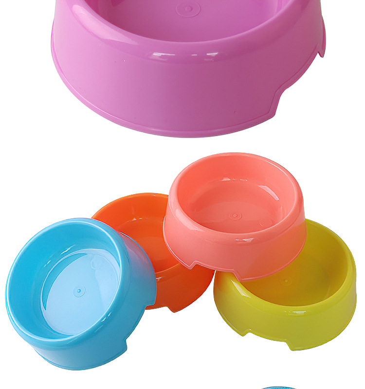 Random Color Dog Bowls, Plastic Dog Food Bowl Water Bowl, Dog Feeding Basin  Smooth Surface Pet Supplies - Temu