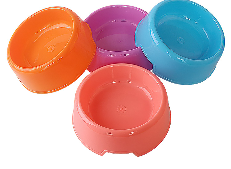 Random Color Dog Bowls, Plastic Dog Food Bowl Water Bowl, Dog Feeding Basin  Smooth Surface Pet Supplies - Temu