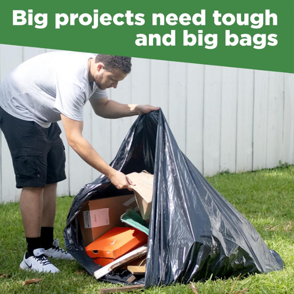 55-60 Gallon Disposable Heavy Duty Garbage Bag, Large Garbage Bags,  Thickened Plastic Trash Bags, Industrial Garbage Bags, Garden Leaf Bag, Heavy  Duty Trash Bag, For Home Garden Commercial, Cleaning Supplies, Back To