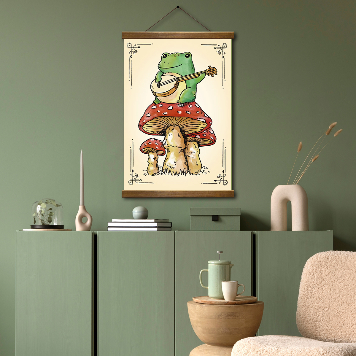 Frog Vintage Art Printable Frog Room Decor MCM Wall Art Manly Gifts Frog  Gifts for Women New Apartment Gift Frog Poster Digital Decor 