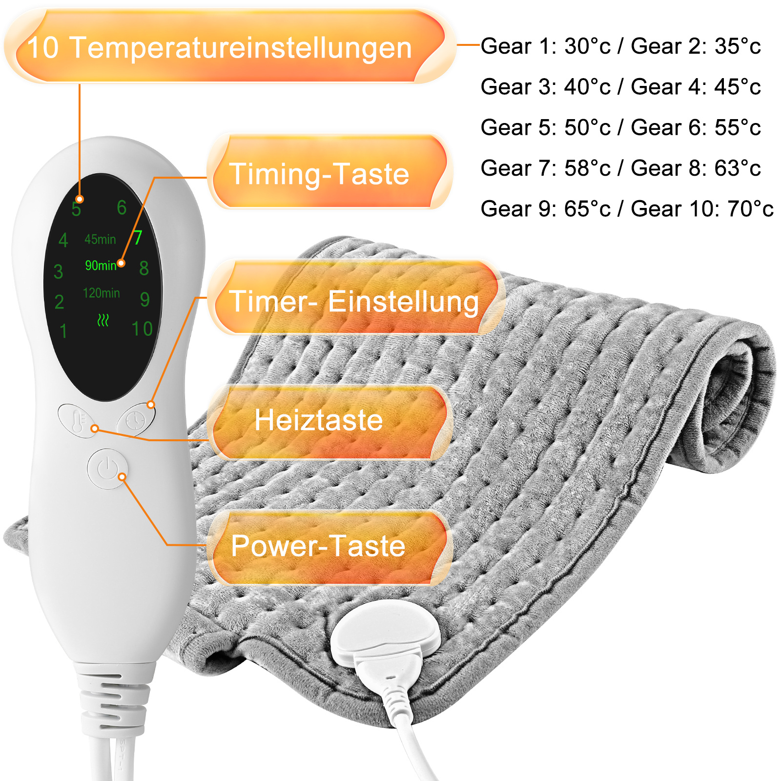 Heating Pad For Back Pain Relief electric Heat Pads - Temu