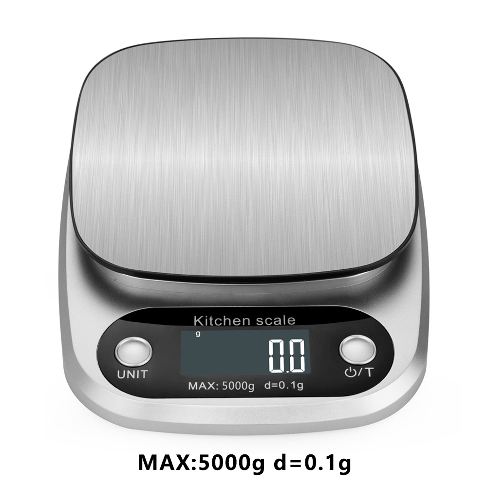Rechargeable Stainless Steel Kitchen Scales - Accurate Gram Scale For Baking  And Cooking - Small And Portable - Includes 2 Aaa Batteries - Temu