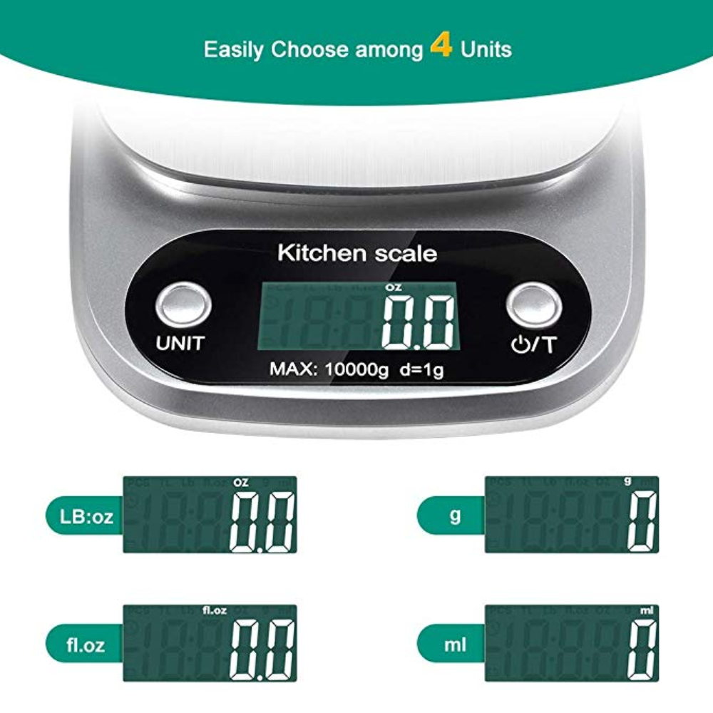 Digital Kitchen Scale, Stainless Steel Waterproof Measuring Scales, Home  Baking High Precision Electronic Food Scale, Coffee Weight Scale,, 2x Aaa  Batteries Not Included, Kitchen Gadgets, Cheap Items - Temu