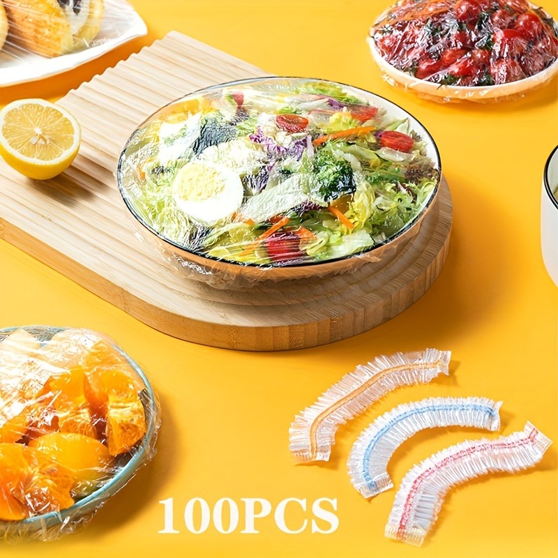 100 Pezzi Di Copertura In Plastica Colorata Per Alimenti In Film PE Di  Grado Alimentare, Copertura