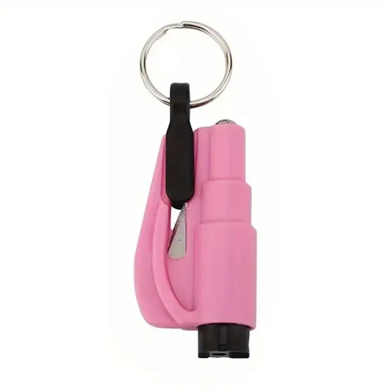 BLINGSTING Personal Safety Alarm & Car Escape Hammer Tool, 125 db Siren  Keychain & LED Light, Emergency Window Breaker & Seat Belt Cutter, Women's