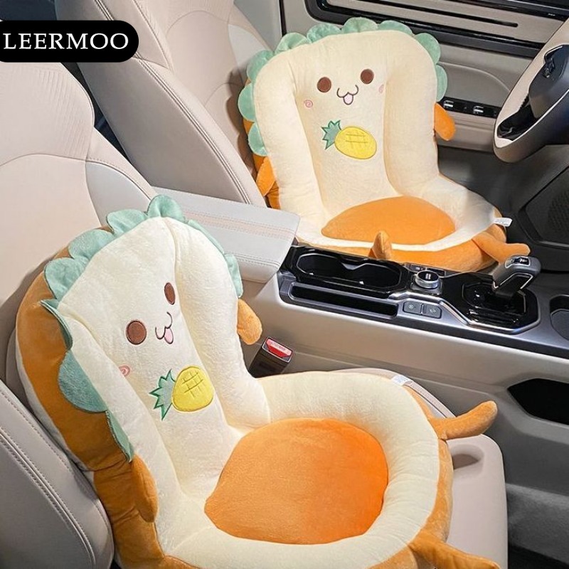 Elevate Your Car's Style With Trendy Cartoon Car Seat Lumbar - Temu