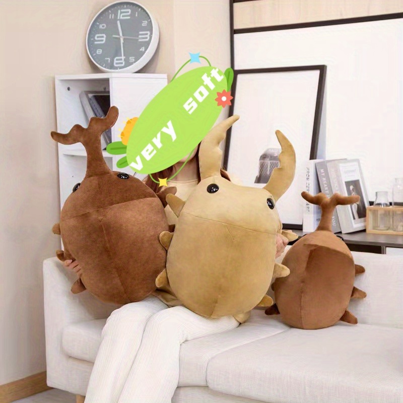 Insect Unicorn Beetle Pillow Plush Toy Fun Birthday Gift