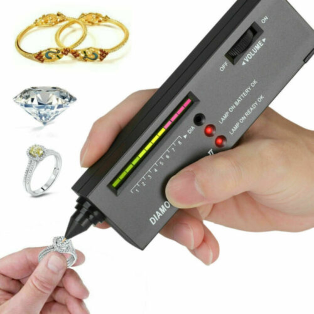 Gold Silver Testing Kit Electronic Scale Diamond Tester Digital Jewelry  Cleaner 