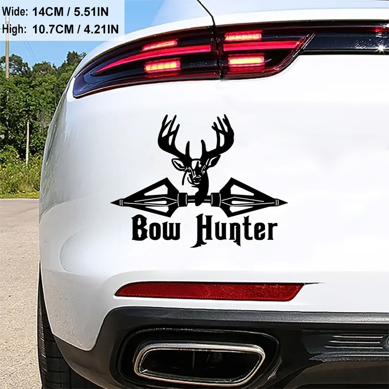 Bow Hunter Hunting Deer Arrow Car Stickers Car - Temu