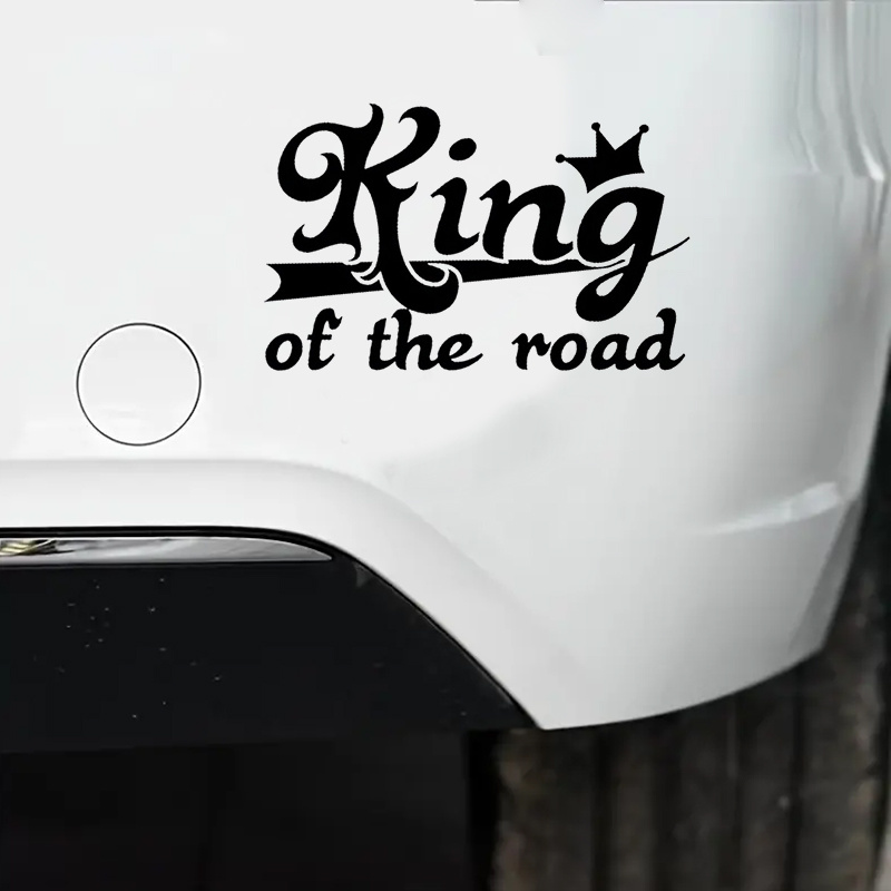 King Road Crown Car Stickers Laptop Water Bottle Motorcycle - Temu