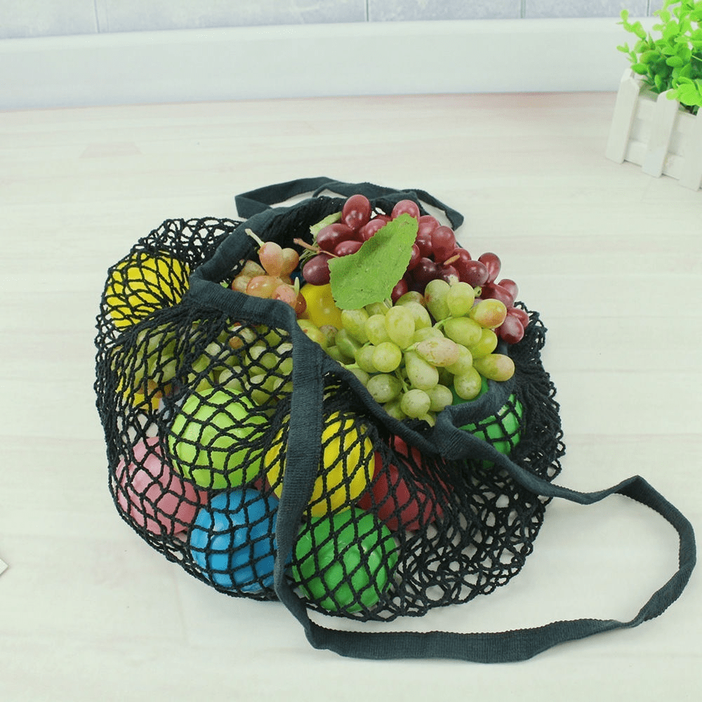 Reusable Fruit String Net Bag Grocery Bag Shopping Bag Mesh - Temu