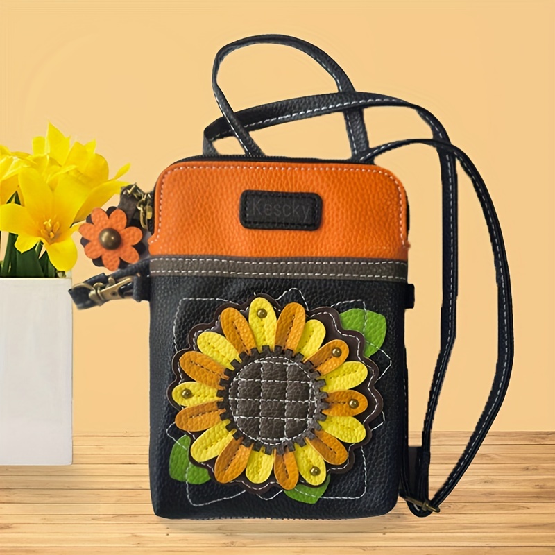 Chala Cell Phone Crossbody Sunflower